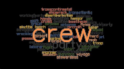 crew sinonimo|crew en ingles.